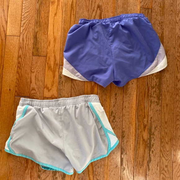purple white gray and blue bundle of two athletic shorts - Picture 6 of 6